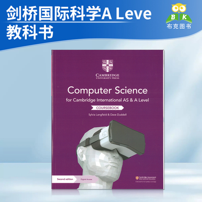 剑桥国际教材Cambridge International AS ALevel Computer Science Coursebook with Digital Access计算机科学主课本 含在线账号