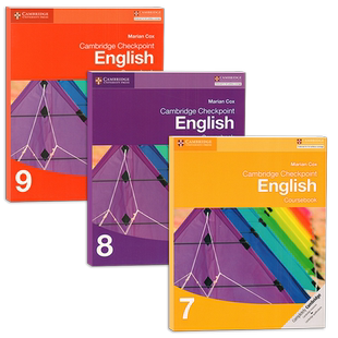 现货原版进口剑桥出版社Cambridge Checkpoint English 7 8 9级别学生套装 剑桥国际初中英语教材 CIE 主课本练习册中学英文书籍