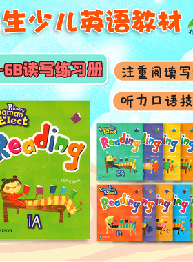 现货 Primary Longman Elect reading123456AB 读写阅读练习册 原版进口培生朗文外国语学校少儿英语教材  6-12岁小学英语教材