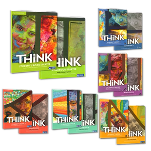 剑桥Think教材少儿英语教材6级Cambridge Think Starter 1 2 PDF学术中学托福原著进口图书课本练习册电子版音频正版英文原版书籍