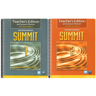 大学英语教材尖峰 ActiveTeach with Edition 清仓Pearson 原版 and 2nd SUMMIT Planner 特价 Edition教师书经典 Lesson 教辅Teacher