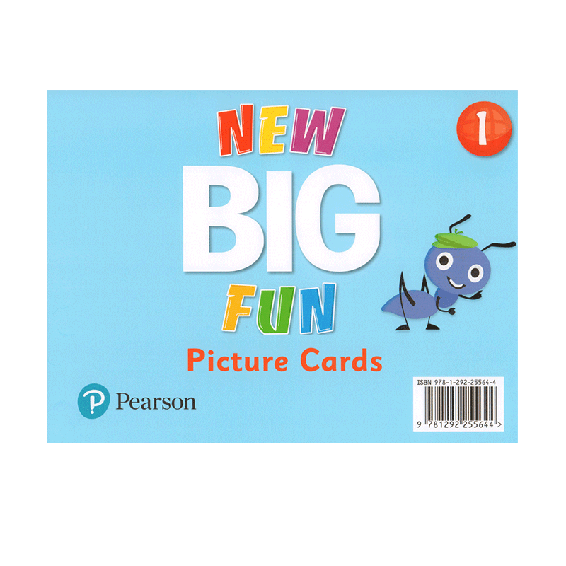 现货new Big fun Picture cards1/2/3级别教学大卡片香港培生朗文幼儿英语教材 美式发音英语旗舰课程6-12岁培生幼儿英语培训教材