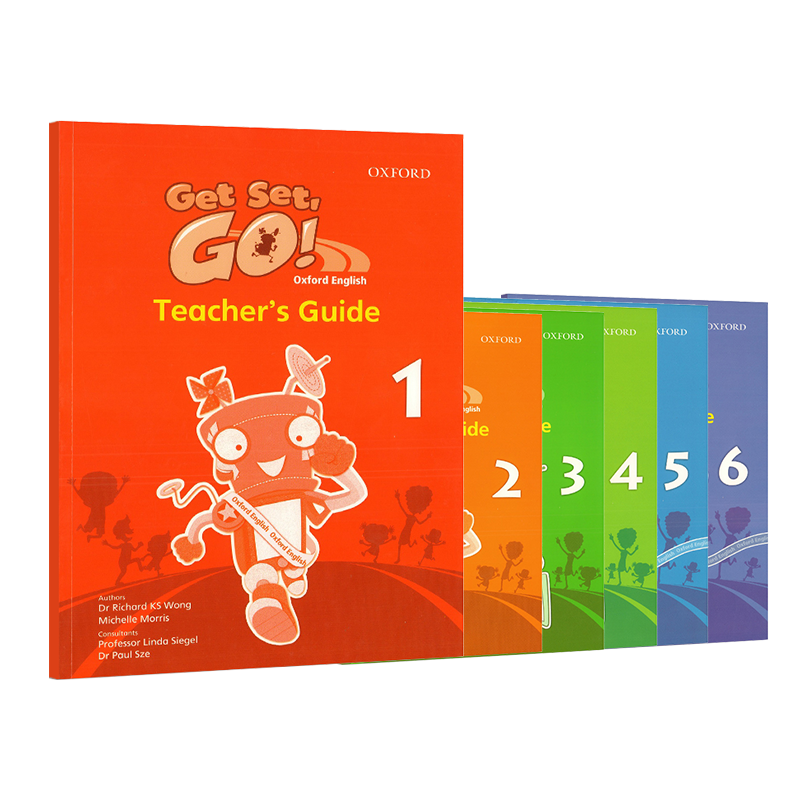 正版 get set go teacher's guide 1 2 3 4 5 6级教师用书 3-6岁启蒙英语早教英文书 幼儿园小班中班大班英语教材
