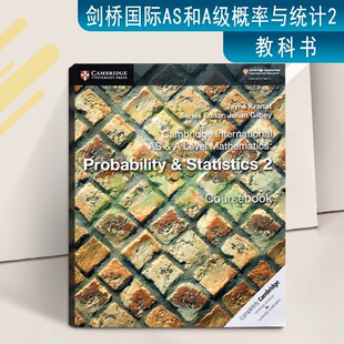 Practice 剑桥数学概率于统计2学生书 Level Statistics Probability AS&A Mathematics bookAS 现货Cambridge International