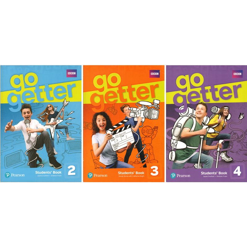 少儿英语教材 Go getter Student's Book 原版进口培生  2 3 4级别学生用书