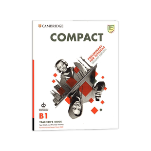 剑桥Compact Preliminary for Schools Teacher's Book B1教师书剑桥PET考试备考教材青少版2020考纲教师书含在线资源账号教案