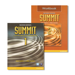 原版大学英语教材尖峰 Summit 1 2E学生书+线上账号资源 Workbook 2 练习册 托福雅思考试 英文原版