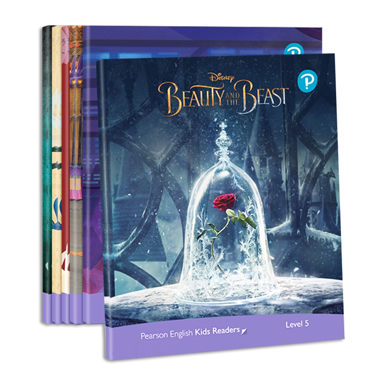 英文原版Disney Kids Readers迪士尼英语分级阅读 培生少儿英语故事绘本小学生课外书爱丽丝梦游仙境/超能陆战队 Level 5段6本