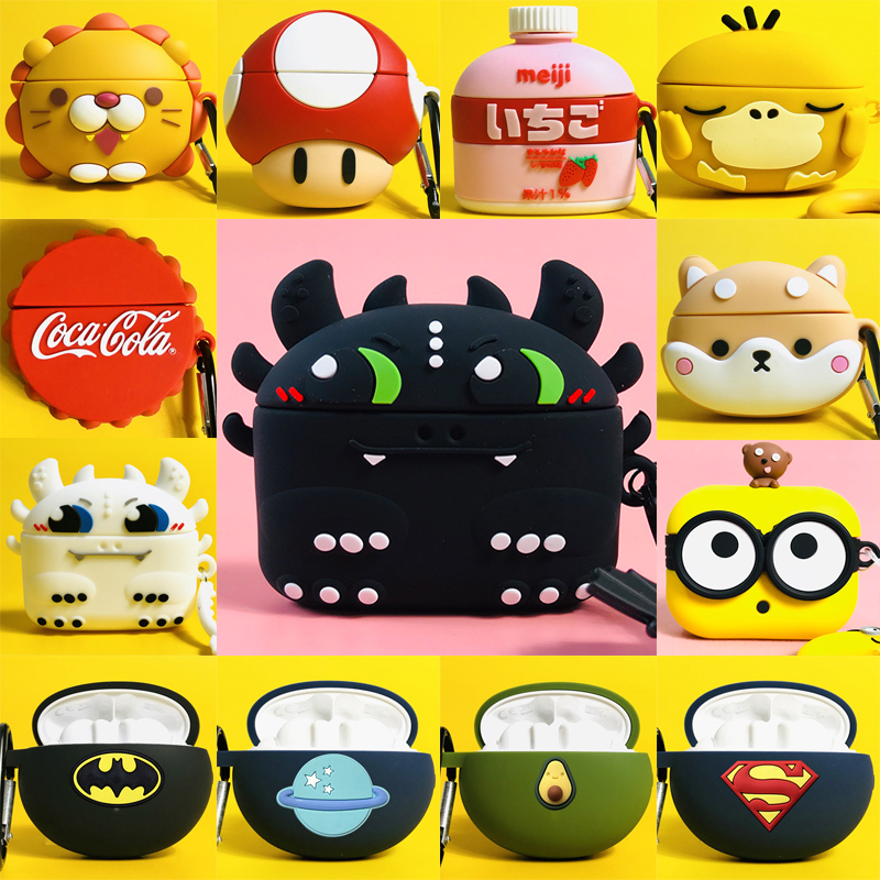 适用华为防摔卡通充电保护壳