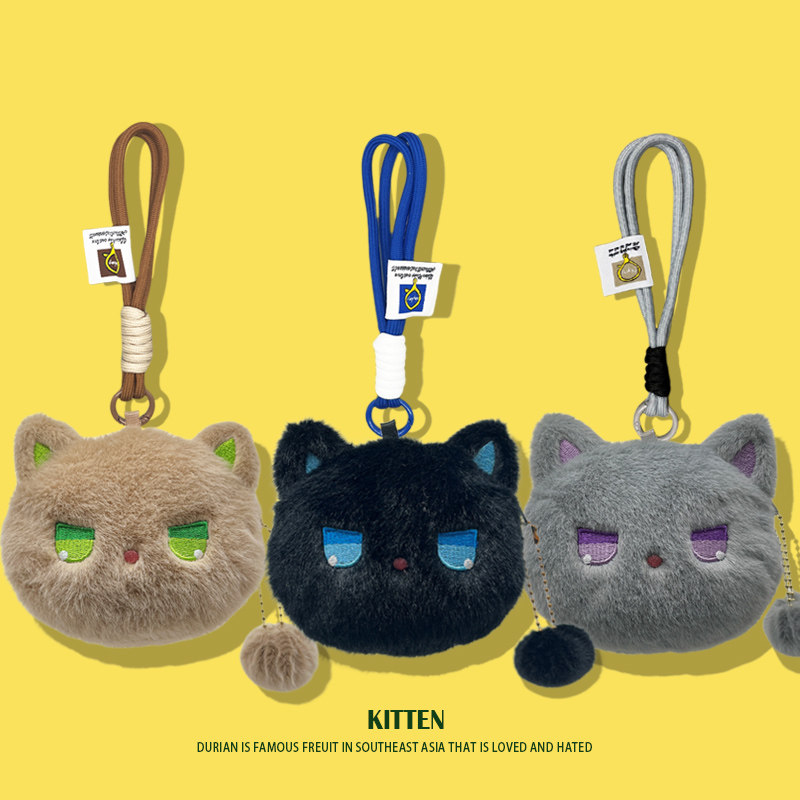 毛绒猫咪适用声智AI星环FairyClip C3保护套声智FairyClip C1耳机套无线充电仓套声智时空胶囊收纳盒外壳女款