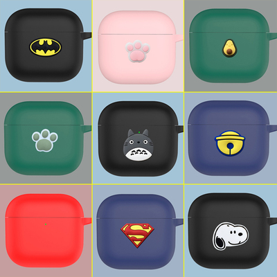 适用苹果airpods4硅胶软壳保护套