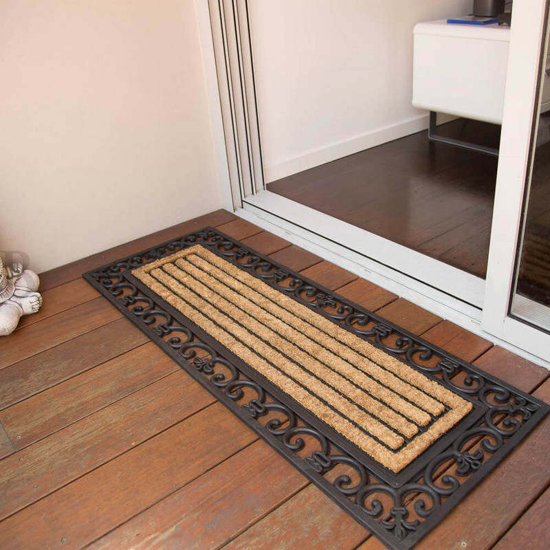 美式地垫椰棕蹭土门垫玄关防滑垫