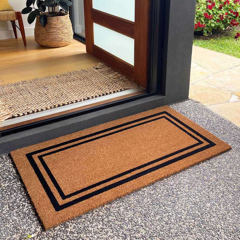 入户门双边框除尘蹭土脚垫定制