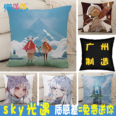 Sky光遇抱枕高清印刷双面不同图