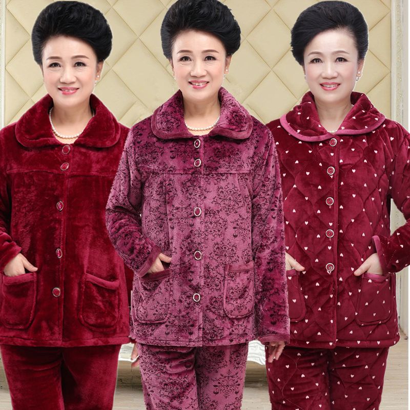 春秋冬季中老年人妈妈睡