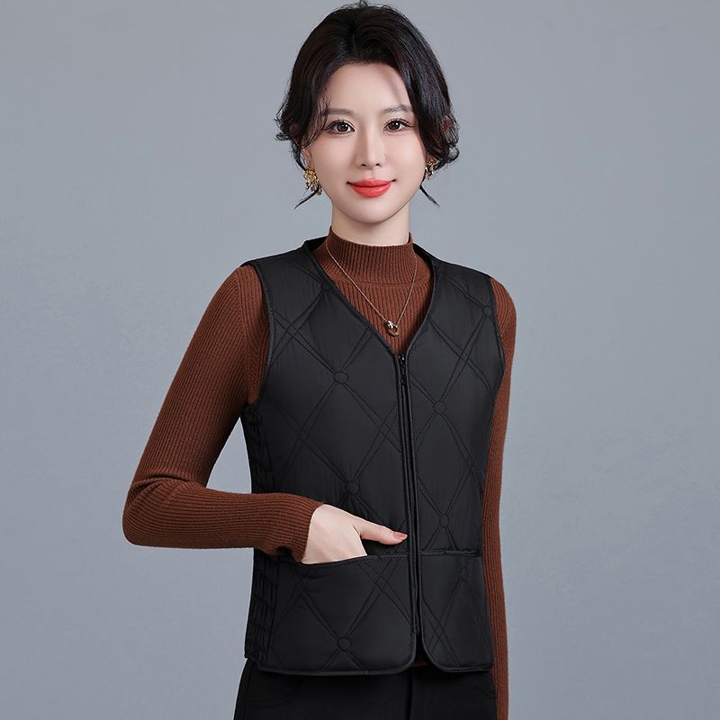 2025新款棉马甲女秋冬加