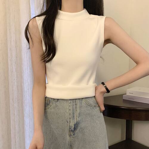 加绒加厚保暖吊带背心女