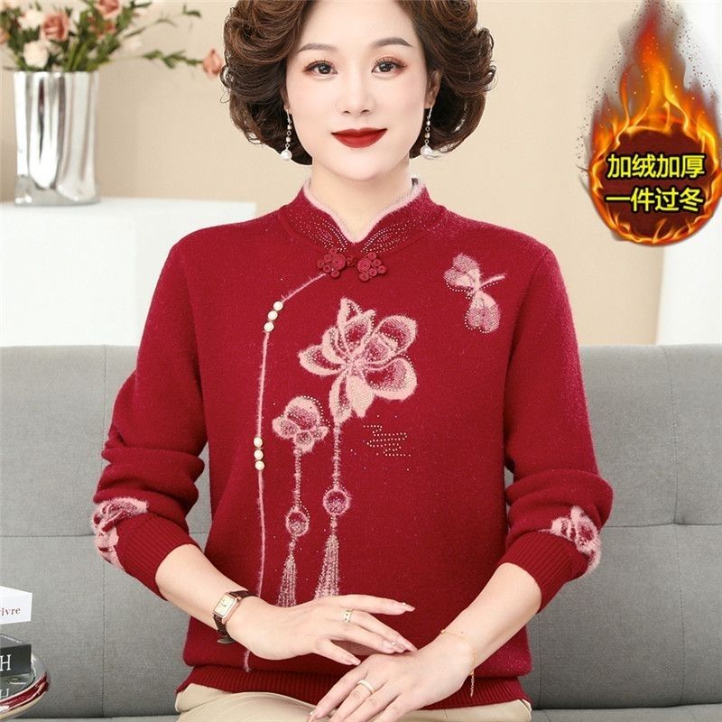 中老年新款女装冬装妈妈