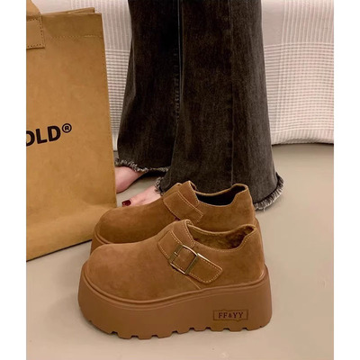 【厚底】勃肯鞋女棉鞋松糕底