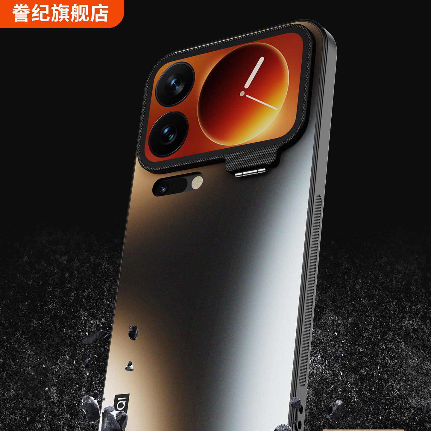 适用小米17ProMax手机壳新款自带镜头膜全包带支架17Pro保护套高级感防摔Xiaomi硅胶防滑17外壳磨砂男女新品