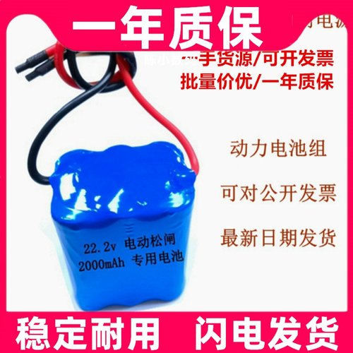 适用SZ110电梯电动松闸装置应急电源 18650 22.2v锂电池组原装