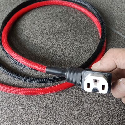 10平方陶瓷品字插头耐高温电瓶车改装线三轮车纯铜线芯陶瓷放电线