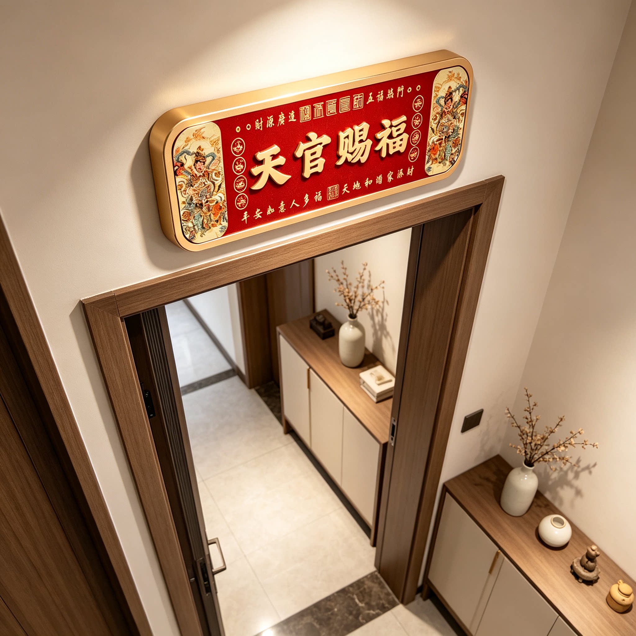 天官赐福入户门牌2026新款乔迁