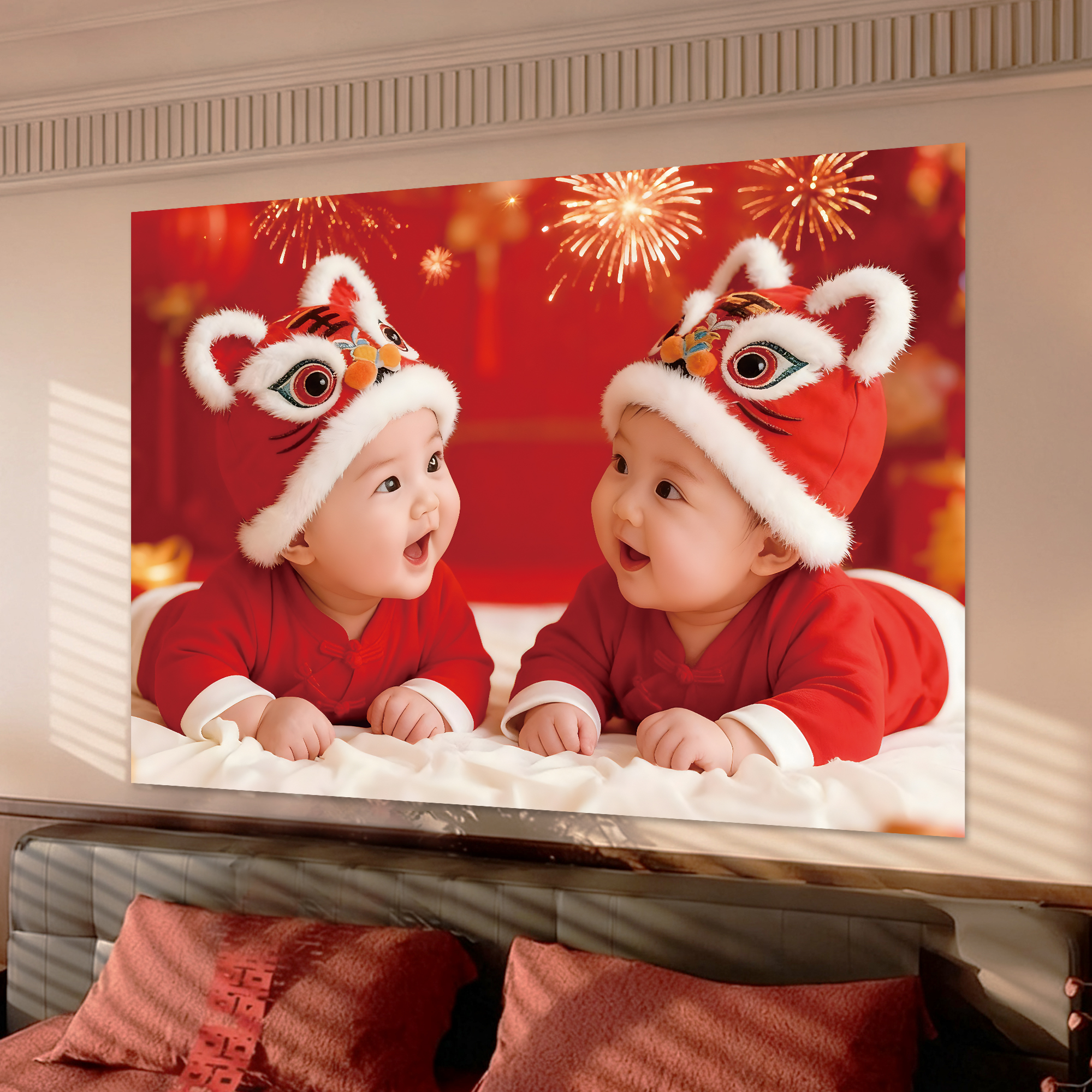 年画娃娃送子图助孕图