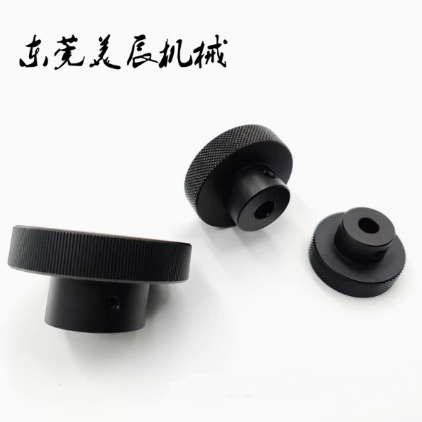 HOKN40/50/63/80-6/8/10/12/16 铝合金压纹手轮 带螺纹孔型 HOKNW