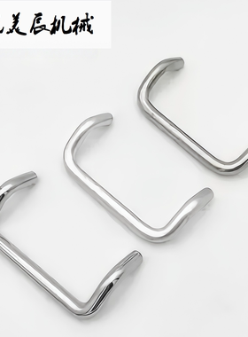 C-NUHFNSC60/80/100/120 304不锈钢小径双折弯拉手 角型把手