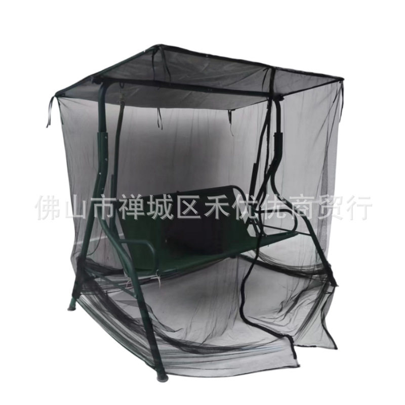 户外蚊帐秋千室外庭院摇椅铁艺