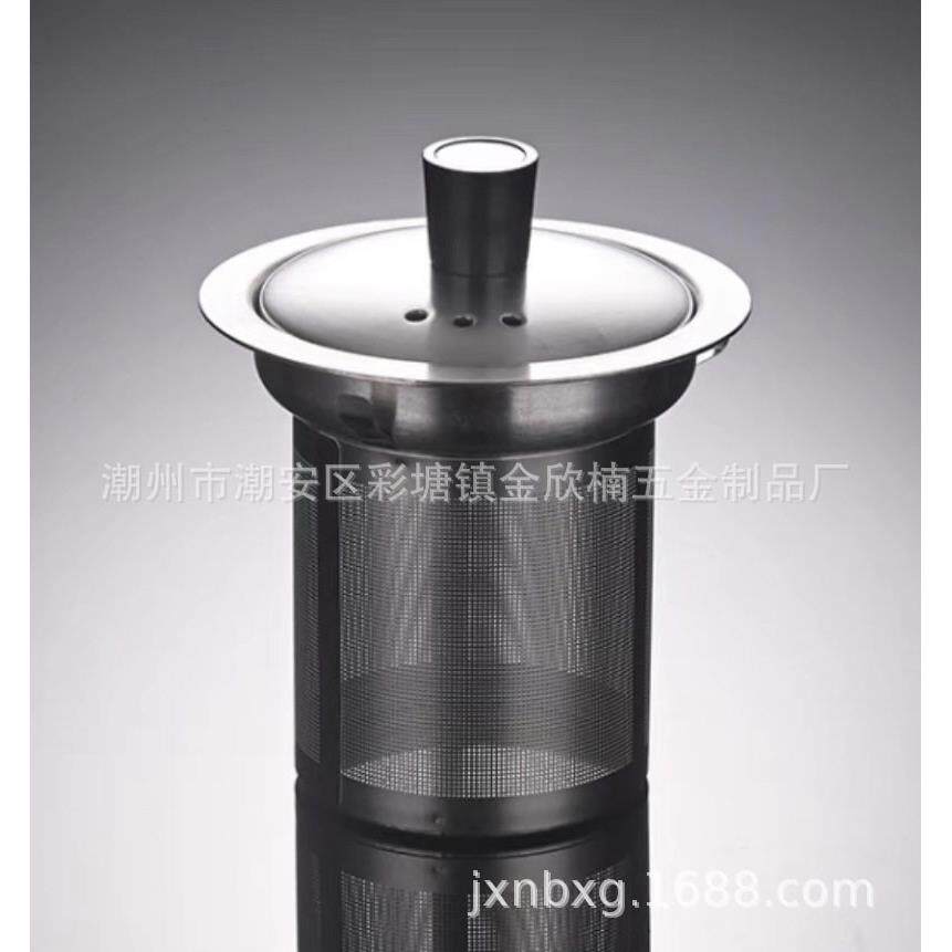分体滤网304不锈钢茶滤过滤网茶隔泡茶茶叶水壶茶漏带盖厂家