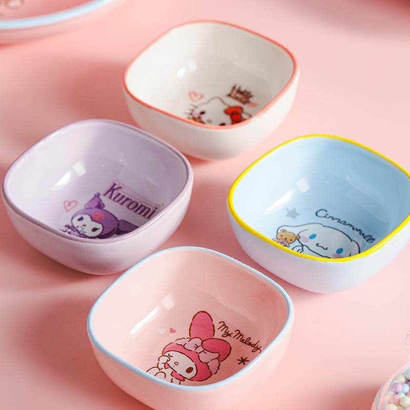 味碟凯蒂猫儿童碟子零食水果小蝶蘸料碟可爱餐具辅食新品