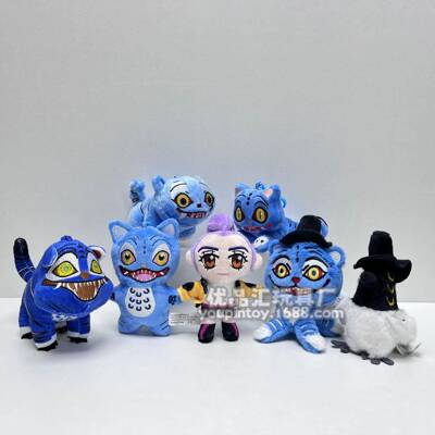 新品kpop demon hunters plush K-POP猎魔女团老虎喜鹊毛绒公仔