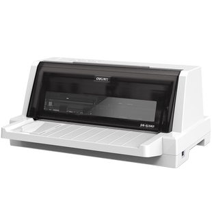 得力针式打印机连打开税票专用620K全新票据增值税发票600K办公开票三联出库送货单收据平推式24针针孔打印机