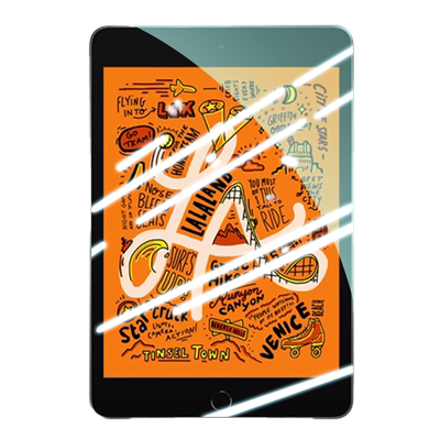 ipadmini5/4钢化膜苹果平板防爆