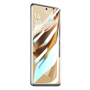 适用opporeno13水凝膜reno15pro钢化膜14新款12全屏10pro+软膜9手机8保护11贴膜0pp0reno6曲面oppo全包7防摔5