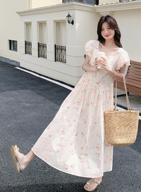 2025夏季新款甜美减龄百搭显瘦碎花连衣裙女2D045-P125-K198