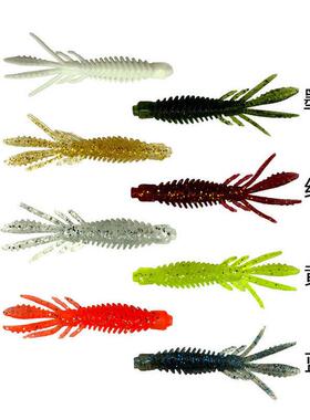 TPR软饵虾Ned内德路亚软饵倒钓工厂BIBI浮水虾假饵鱼饵路亚饵