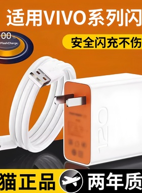 适用vivo爱酷66充电器头vⅰⅴoS15/S15eType-C套装flashcharge加长2米Neo3/Neo5活力版通用插头手机原正装品