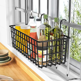 窗沿挂篮窗台置物架挂墙挂钩式悬挂窗外置物筐厨房收纳神器省空间