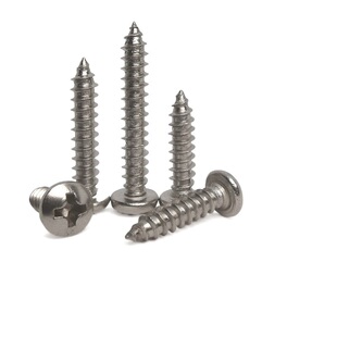 不锈钢自攻螺丝十字沉头螺丝木螺钉加长平头螺丝钉M4*16