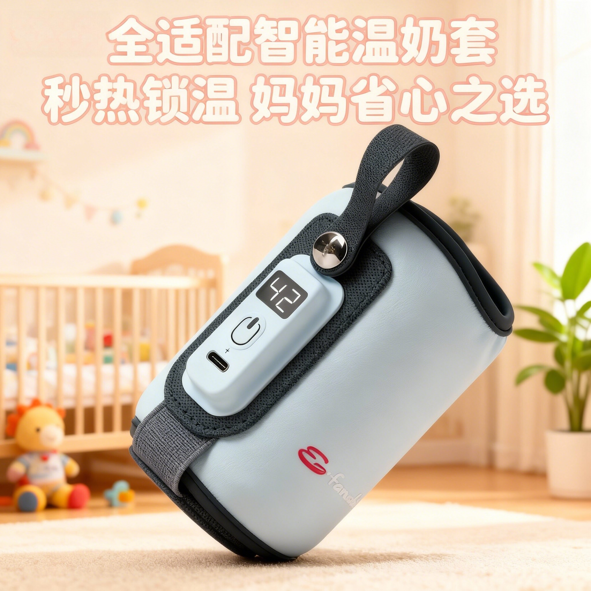 奶瓶保温套便携通用温奶器恒温加热usb插电外出车载婴儿冲奶神器