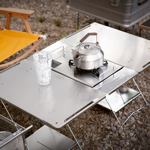 304银色便携大师桌轻量化组合桌