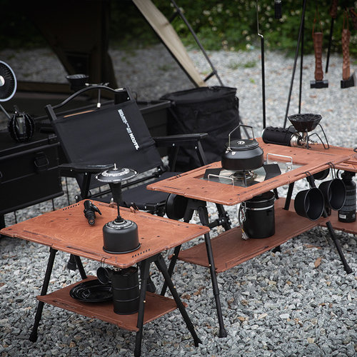 高级野营便携式厨房咖啡泡茶桌子