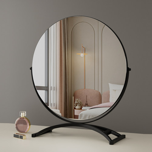 定制双面镜子化妆镜台式桌面高清