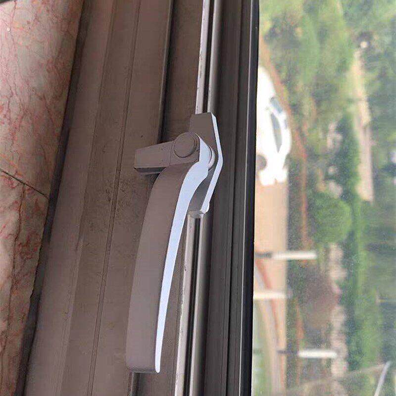 老式拉手加厚七字执手门窗户执手锁塑钢执手外推窗拉手把手平开窗