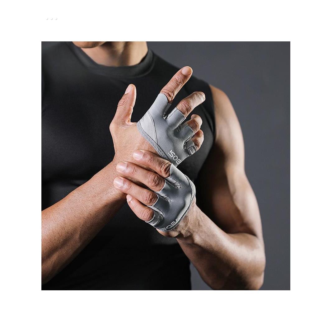 运动健身手套骑行训练男单杠引体向上专用护掌女士四指防滑防起茧