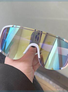 男女户外骑行登山滑雪防风防虫太阳眼镜大框夜视骑行护目一体太阳