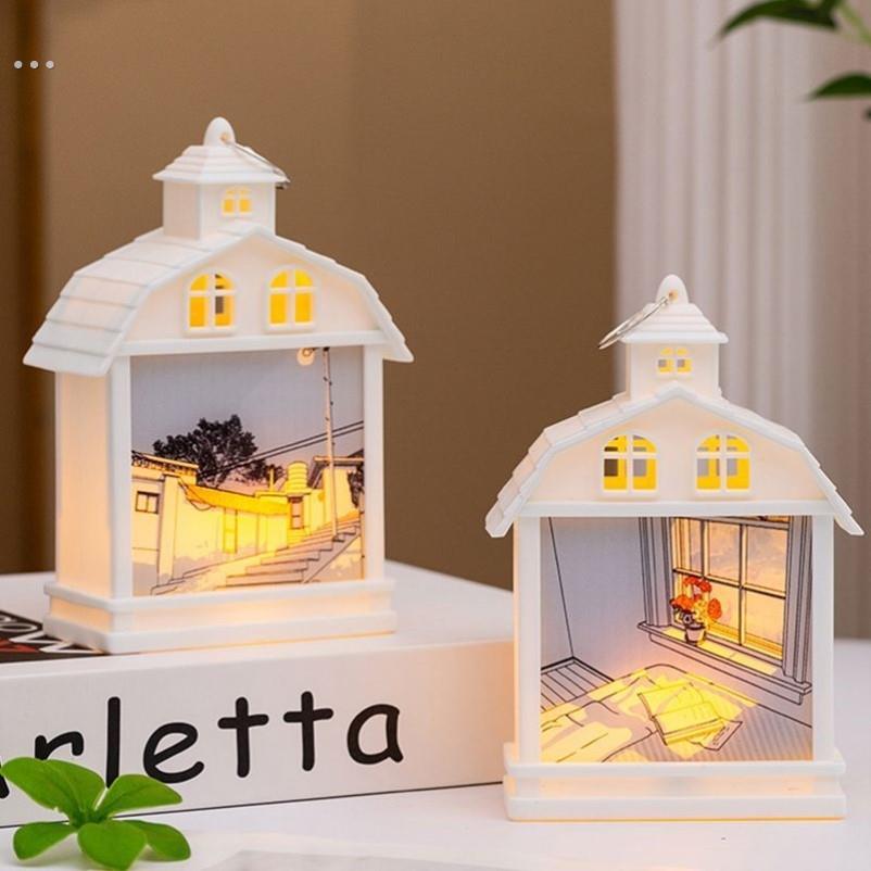 网红ins风卧室灯光画小夜灯新款创素描意氛围桌面小摆件女生礼物